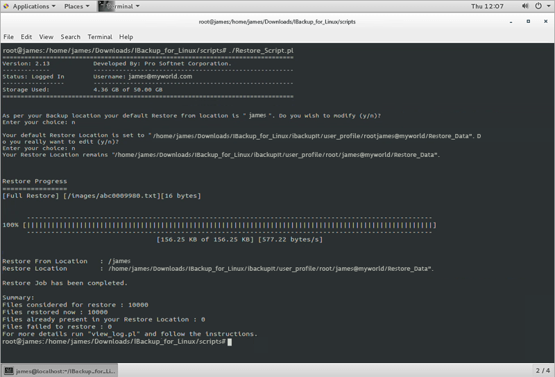 Ubuntu backup script image